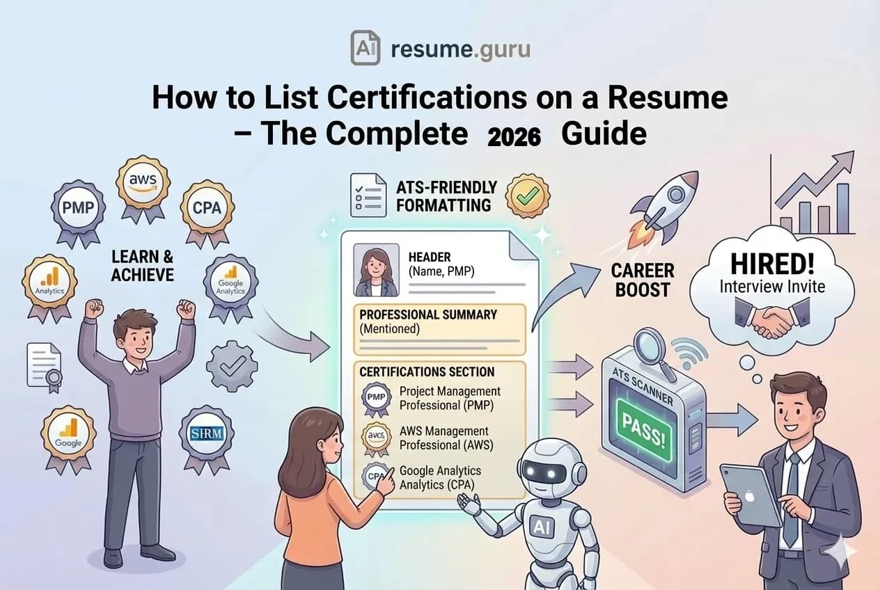 How to List Certifications on a Resume - The Complete 2026 Guide