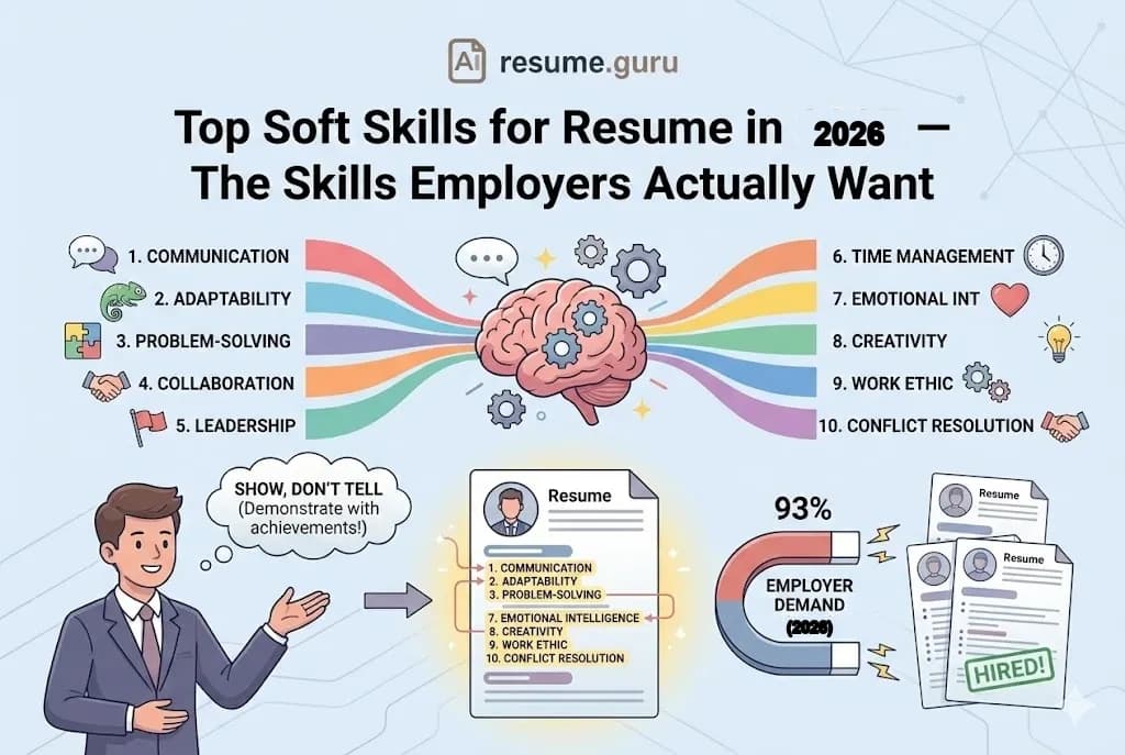 Soft Skills para Currículo em 2026 — As Habilidades que os Empregadores Realmente Querem