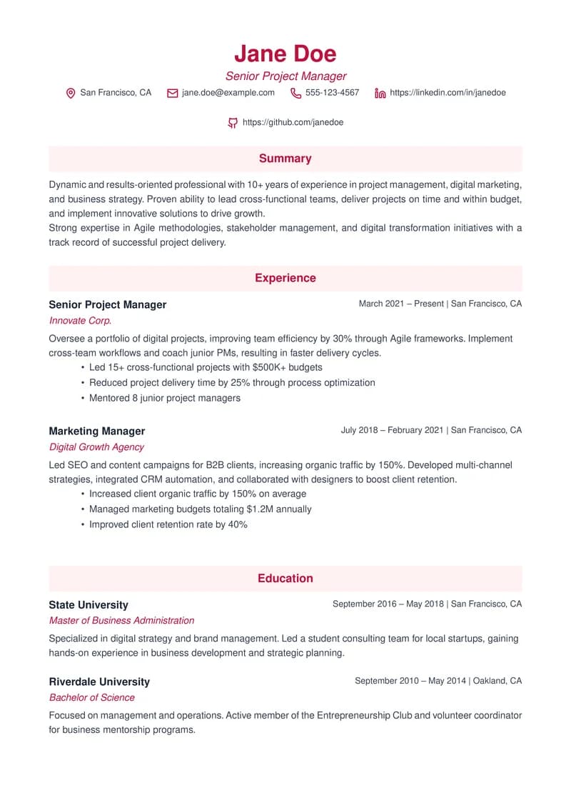 Pill Modern template