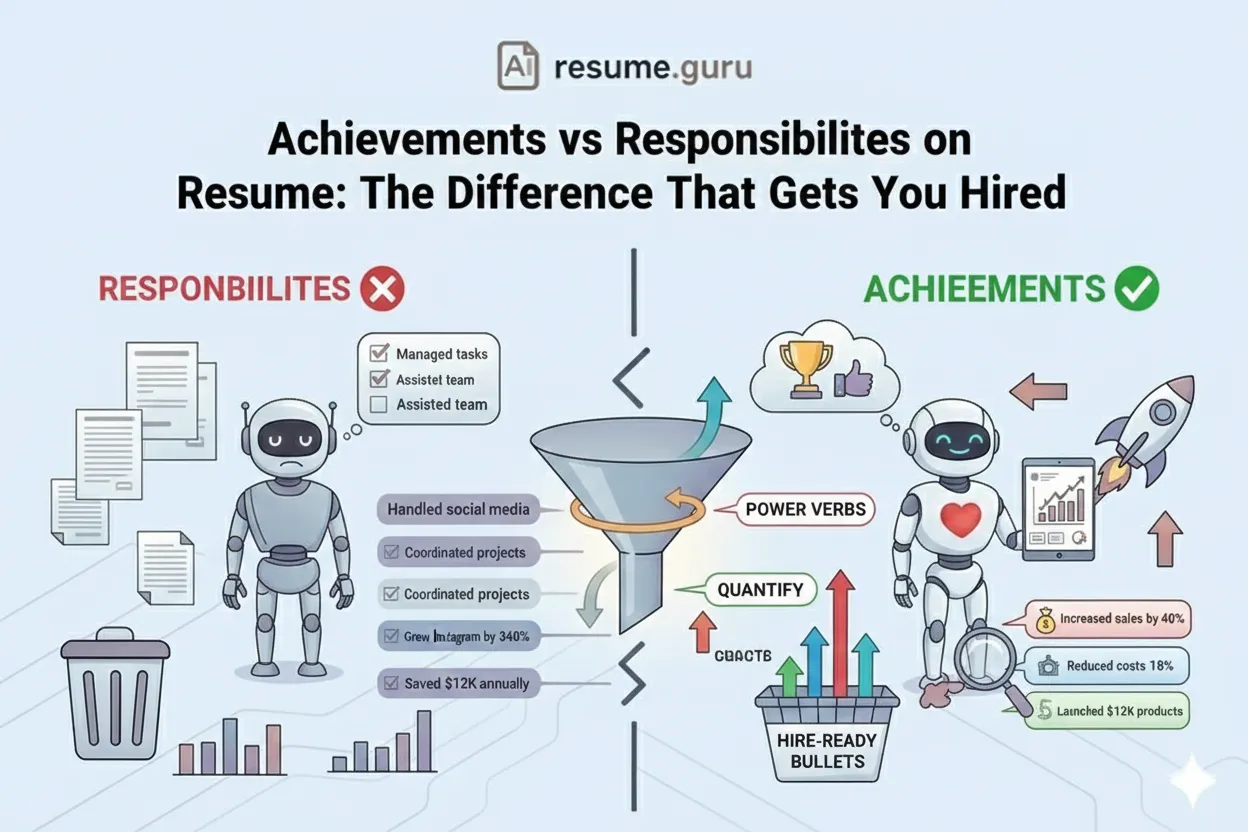 Réalisations vs Responsabilités sur CV : La Différence Qui Fait Recruter