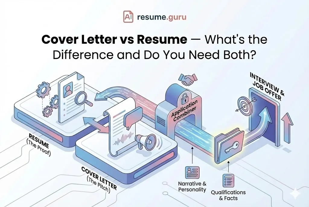 Carta de Presentación vs CV — ¿Cuál es la Diferencia y Necesitas Ambos?