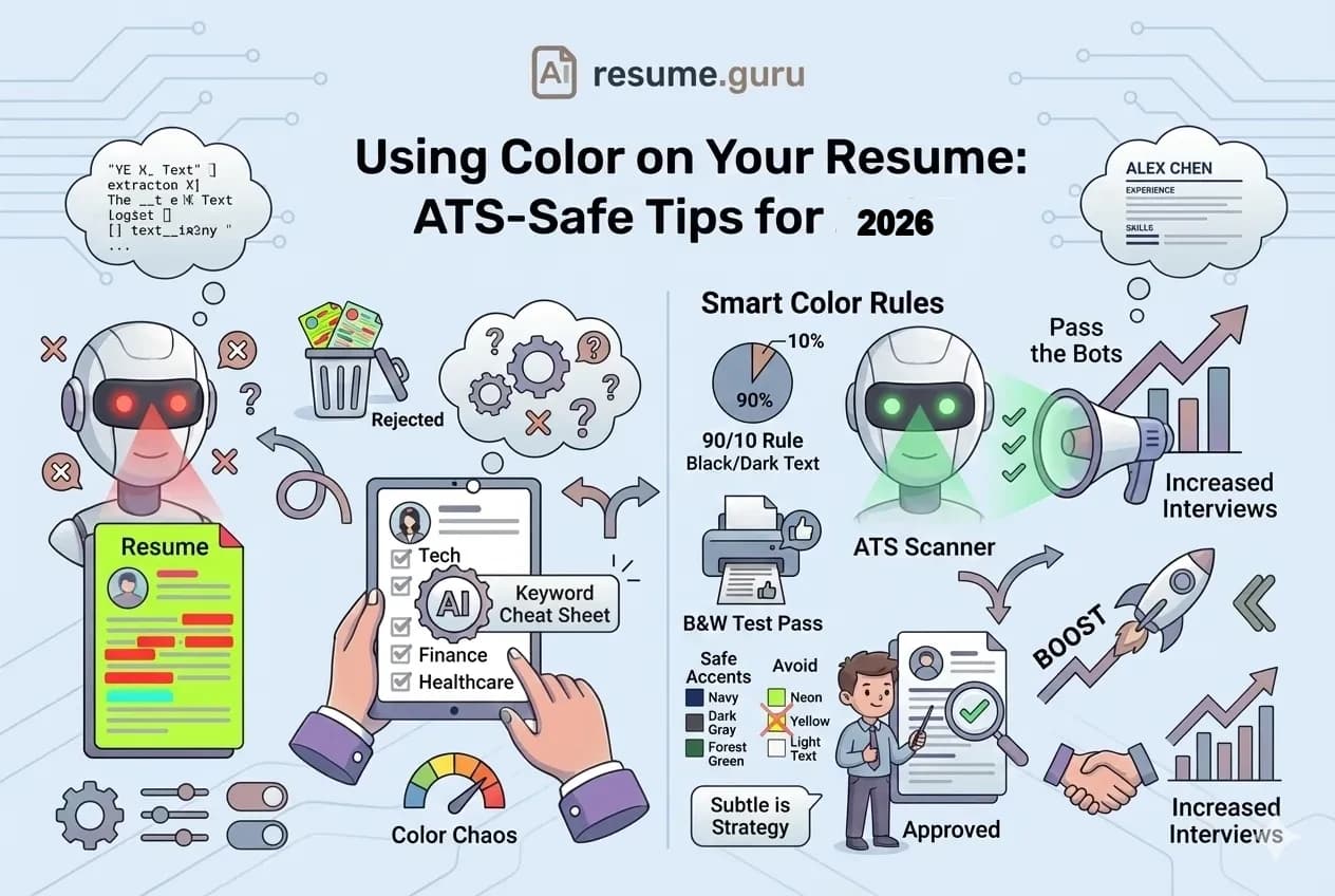 Usar Color en el Currículum: Guía ATS para 2026