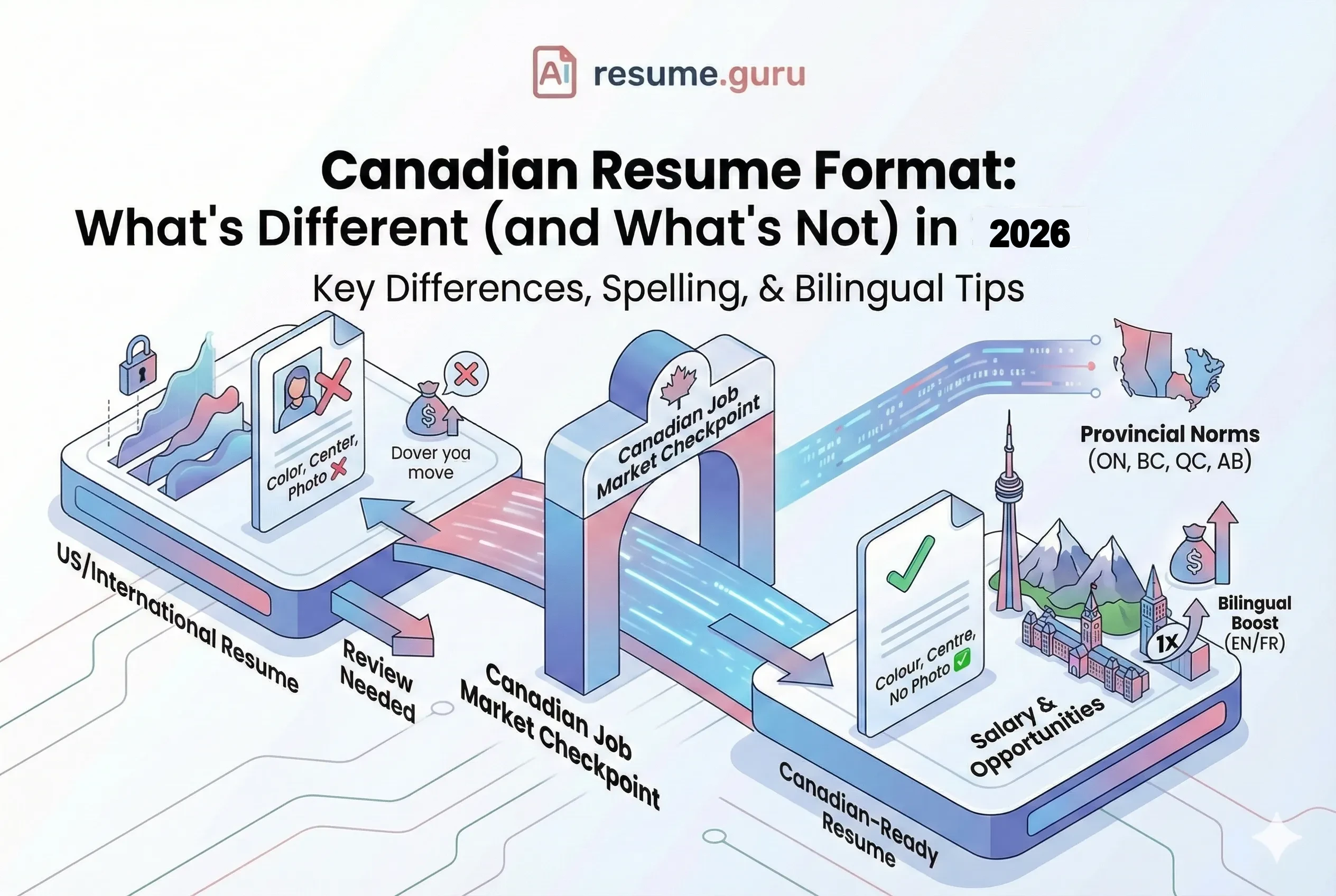 Formato de CV Canadiense: Qué Es Diferente (y Qué No) en 2026