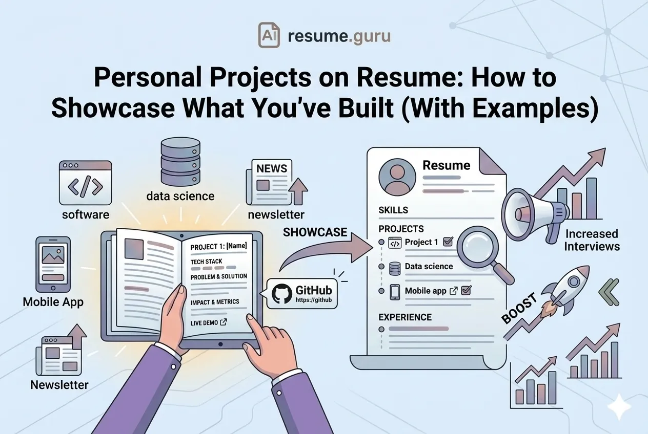 Personal Projects on Resume: How to Showcase What You've Built (With Examples)