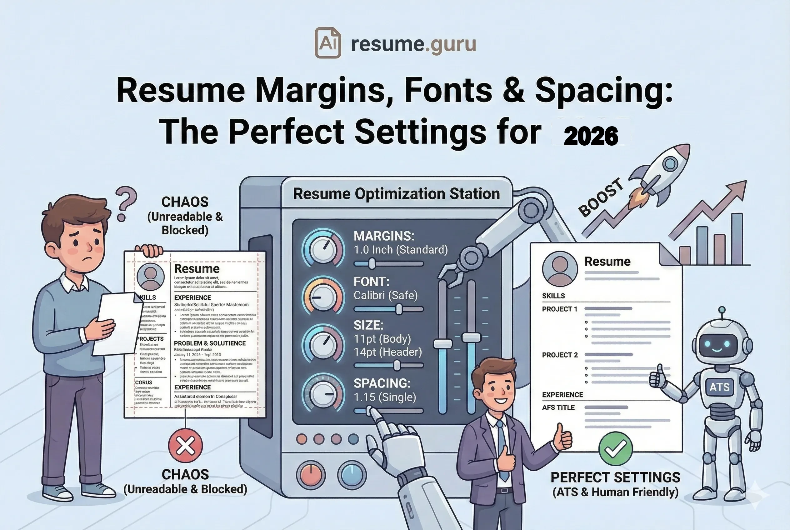 Resume Margins, Fonts & Spacing: The Perfect Settings for 2026