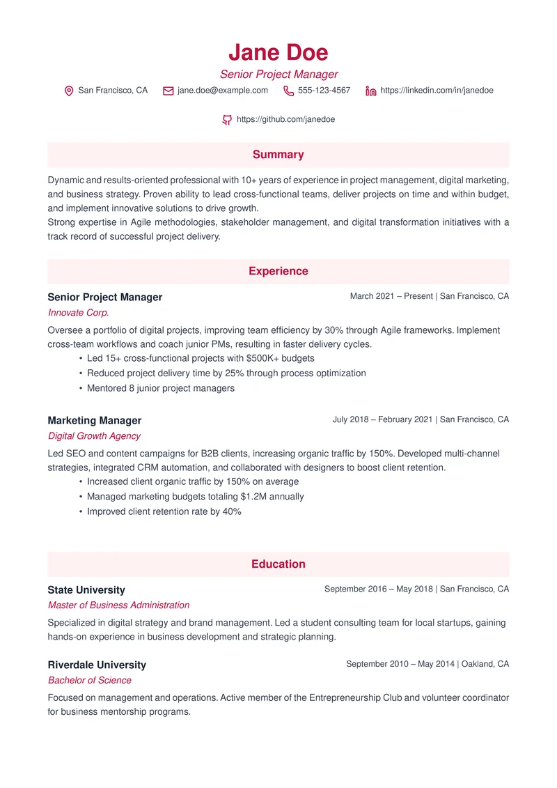 Pill Modern template